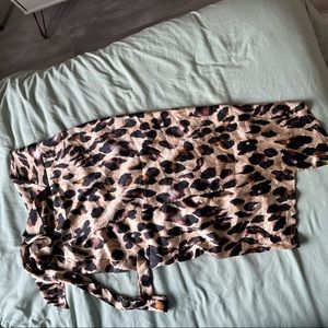 Cheetah Wrap Skirt